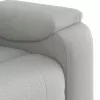 Felhőszürke szövet dönthető masszázsfotel