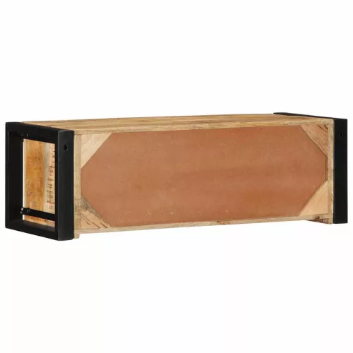 Tömör nyers mangófa TV-szekrény 80x30x25 cm