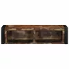 Többszínű tömör újrahasznosított fa TV-szekrény 80x30x25 cm