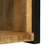 Fal Kocka polcokkal Barna 55 x 35 x 40 cm Tömör mangófa