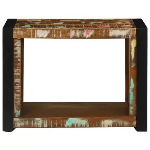 Fal Kocka Barna 55 x 35 x 40 cm Tömör újrahasznosított fa