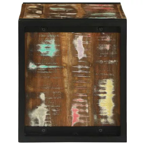 Fal Kocka Barna 55 x 35 x 40 cm Tömör újrahasznosított fa