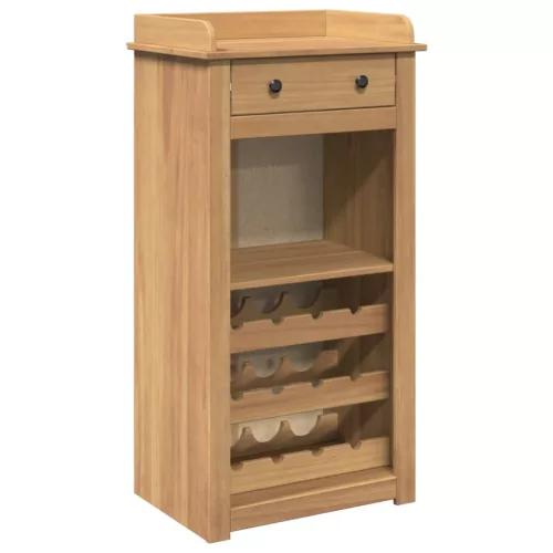 Panama tömör fenyőfa bortároló szekrény 57 x 40 x 111,5 cm