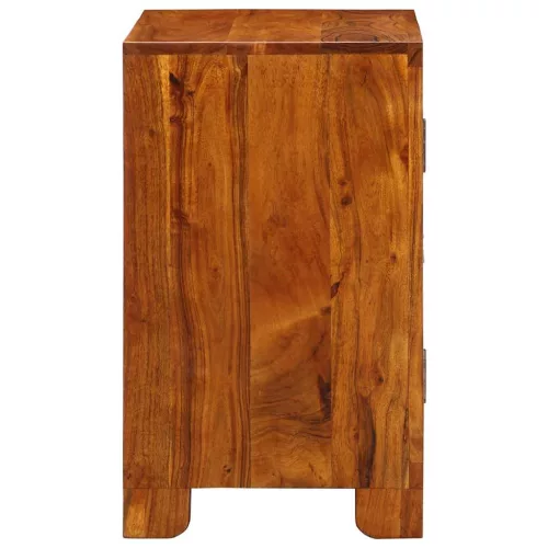 Tömörfa akácfa többszínű komód 50x35x60