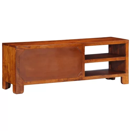 Tömör akácfa többszínű TV-szekrény 110x30x40