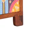 Tömör akácfa többszínű TV-szekrény 110x30x40