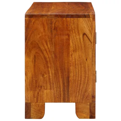 Tömör akácfa többszínű TV-szekrény 90x30x45