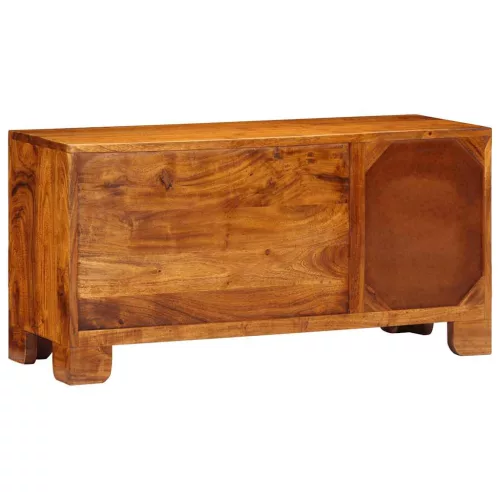 Tömör akácfa többszínű TV-szekrény 90x30x45