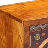 Tömör akácfa többszínű TV-szekrény 90x30x45