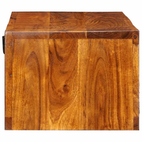 Tömör akácfa többszínű TV-szekrény 100x30x22