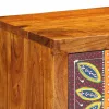 Tömör akácfa többszínű TV-szekrény 100x30x22