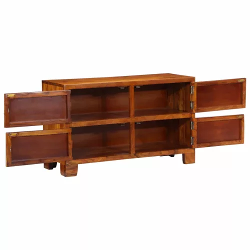 Cipőszekrény tárolóval Barna 90 x 35 x 55 cm Tömör akácfa