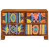 Cipőszekrény tárolóval Barna 90 x 35 x 55 cm Tömör akácfa