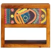 Éjjeliszekrény fiókkal 2 pcs Barna 40 x 35 x 35 cm tömör akácfa