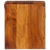 Éjjeliszekrény fiókkal 2 pcs Barna 40 x 35 x 35 cm tömör akácfa