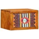 Éjjeliszekrény fiókkal Barna 35 x 30 x 22 cm tömör akácfa