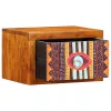 Éjjeliszekrény fiókkal 2 pcs Barna 35 x 30 x 22 cm tömör akácfa