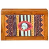 Éjjeliszekrény fiókkal 2 pcs Barna 35 x 30 x 22 cm tömör akácfa