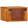 Éjjeliszekrény fiókkal 2 pcs Barna 35 x 30 x 22 cm tömör akácfa