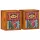 Éjjeliszekrény fiókkal 2 pcs Barna 35 x 30 x 40 cm tömör akácfa