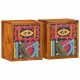 Éjjeliszekrény fiókkal 2 pcs Barna 35 x 30 x 40 cm tömör akácfa