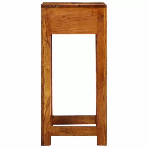 Telefonállvány fiókkal Barna 35 x 35 x 75 cm Tömör akácfa
