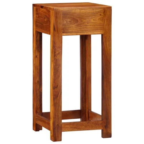 Telefonállvány fiókkal Barna 35 x 35 x 75 cm Tömör akácfa