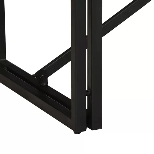 Tömör akácfa dohányzóasztal 80x40x35 cm