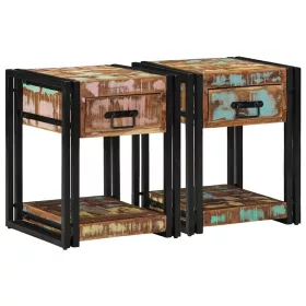 Éjjeliszekrény fiókkal 2 pcs Sokszínű 40 x 40 x 50 cm