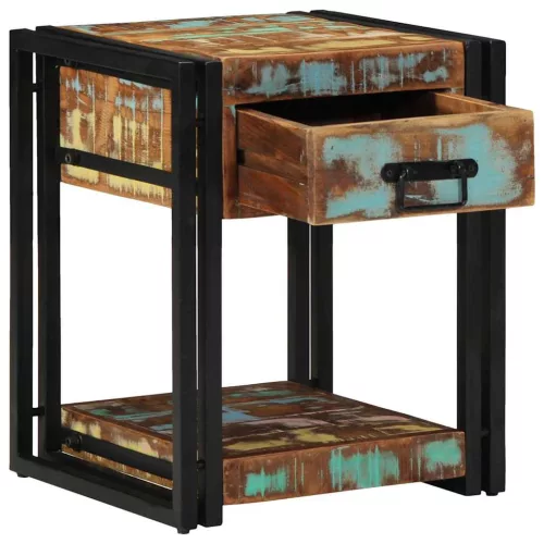 Éjjeliszekrény fiókkal 2 pcs Sokszínű 40 x 40 x 50 cm