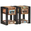 Éjjeliszekrény fiókkal 2 pcs Sokszínű 30 x 30 x 40 cm