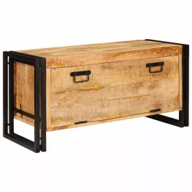   Cipőszekrény polcokkal Barna 90 x 38 x 45 cm tömör mangófa