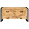 Cipőszekrény polcokkal Barna 90 x 38 x 45 cm tömör mangófa