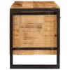 Cipőszekrény polcokkal Barna 90 x 38 x 45 cm tömör mangófa