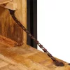 Cipőszekrény polcokkal Barna 90 x 38 x 45 cm tömör mangófa