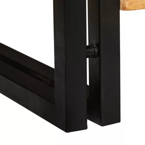 Cipőszekrény polcokkal Barna 90 x 38 x 45 cm tömör mangófa
