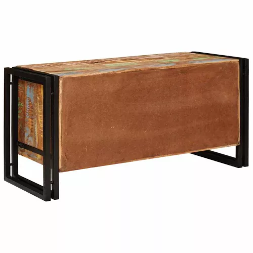Cipőszekrény Barna 90 x 38 x 45 cm tömör újrahasznosított fa
