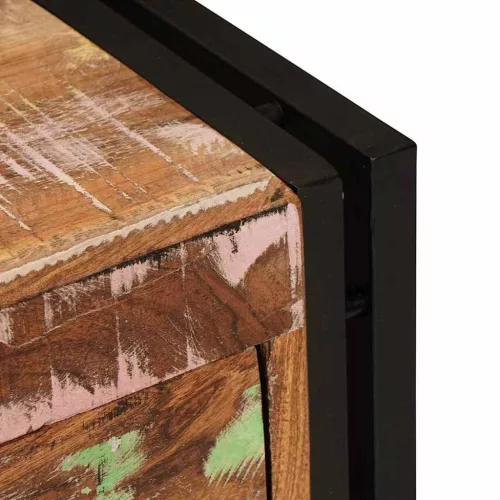 Cipőszekrény Barna 90 x 38 x 45 cm tömör újrahasznosított fa