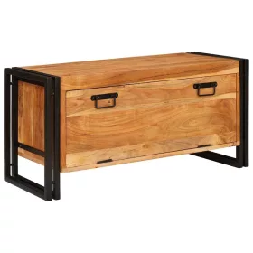   Cipőszekrény polcokkal Barna 90 x 38 x 45 cm tömör akácfa