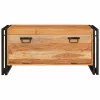 Cipőszekrény polcokkal Barna 90 x 38 x 45 cm tömör akácfa