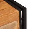 Cipőszekrény polcokkal Barna 90 x 38 x 45 cm tömör akácfa