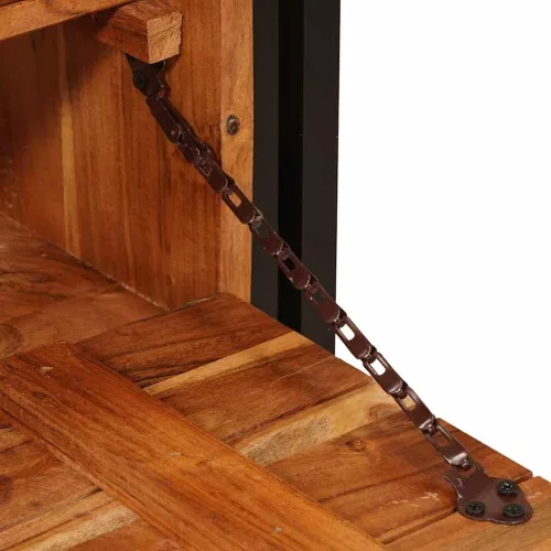 Cipőszekrény polcokkal Barna 90 x 38 x 45 cm tömör akácfa