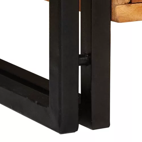 Cipőszekrény polcokkal Barna 90 x 38 x 45 cm tömör akácfa