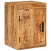 Éjjeli asztal 2 pcs Barna 35 x 33 x 48 cm Tömör Mangófát