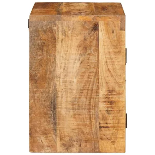 Éjjeli asztal 2 pcs Barna 35 x 33 x 48 cm Tömör Mangófát