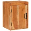 Éjjeli asztal 2 pcs Barna 35 x 33 x 48 cm Tömör Fa Akácia