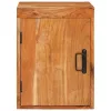 Éjjeli asztal 2 pcs Barna 35 x 33 x 48 cm Tömör Fa Akácia