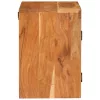 Éjjeli asztal 2 pcs Barna 35 x 33 x 48 cm Tömör Fa Akácia