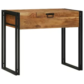   Hálószobai Öltöztető Asztal Barna 90 x 50 x 75 cm Tömör akácfa