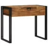 Hálószobai Öltöztető Asztal Barna 90 x 50 x 75 cm Tömör akácfa